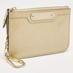 Louis Vuitton Citrine Monogam Vernis Pochette Cles Coin Purse
