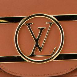 Pre Owned Louis Vuitton Brown Monogram Canvas Dauphine Lock XL Handbag