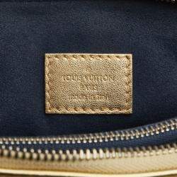 Louis Vuitton Gold Leather Monogram Coussin PM Handbag