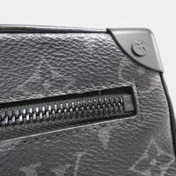 Louis Vuitton Black Monogram Eclipse Mini Soft Trunk Shoulder Bag