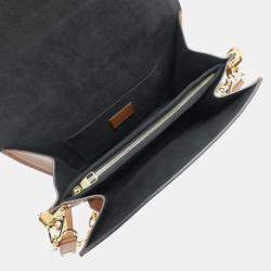 Louis Vuitton Brown Monogram Reverse Canvas Dauphine MM Shoulder Bag