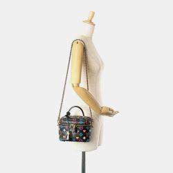 Louis Vuitton Black Leather Monogram Game On Vanity PM Bag