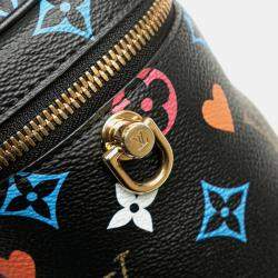 Louis Vuitton Black Leather Monogram Game On Vanity PM Bag