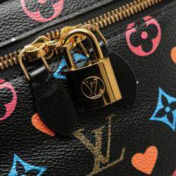 Louis Vuitton Black Leather Monogram Game On Vanity PM Bag