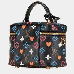 Louis Vuitton Black Leather Monogram Game On Vanity PM Bag
