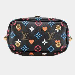 Louis Vuitton Black Leather Monogram Game On Vanity PM Bag