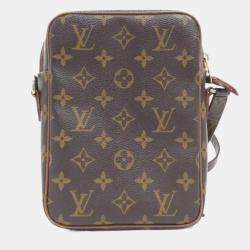 Pre Owned Louis Vuitton Brown Monogram Canvas Petit Marceau Shoulder Bag
