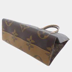 Pre Owned Louis Vuitton Brown Monogram Giant OnTheGo GM Tote Bag