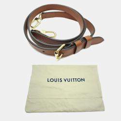 Pre Owned Louis Vuitton Brown/White Giant Monogram Speedy Bandouliere 25 Handbag