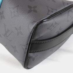Louis Vuitton Turquoise Reverse Monogram Eclipse Keepall Bandouliere 25 Shoulder Bag 
