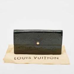 Louis Vuitton Blue Nuit Monogram Vernis Sarah Wallet