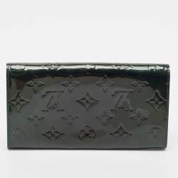 Louis Vuitton Blue Nuit Monogram Vernis Sarah Wallet