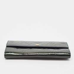 Louis Vuitton Blue Nuit Monogram Vernis Sarah Wallet