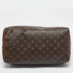Pre Owned Louis Vuitton Monogram Canvas Speedy 35 Bag