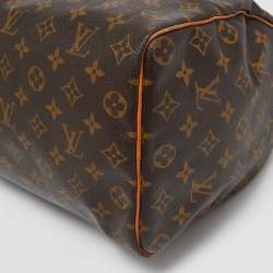Pre Owned Louis Vuitton Monogram Canvas Speedy 35 Bag