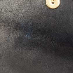 Pre Owned Louis Vuitton Black Quilted Leather New Wave Multi Pochette Bag