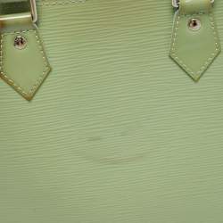 Pre Owned Louis Vuitton Peppermint Electric Epi Leather Alma PM Bag