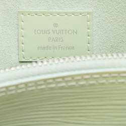 Pre Owned Louis Vuitton Peppermint Electric Epi Leather Alma PM Bag