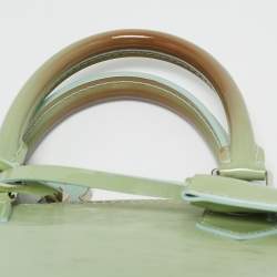 Pre Owned Louis Vuitton Peppermint Electric Epi Leather Alma PM Bag