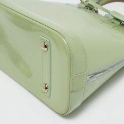 Pre Owned Louis Vuitton Peppermint Electric Epi Leather Alma PM Bag