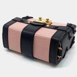 Louis Vuitton Pink Epi Leather Essential Trunk NM Shoulder Bag