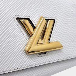 Pre Owned Louis Vuitton White Epi Leather Twist PM Shoulder Bag