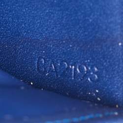 Louis Vuitton Grand Blue Monogram Vernis Leather Zippy Wallet