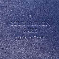 Louis Vuitton Grand Blue Monogram Vernis Leather Zippy Wallet