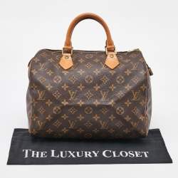 Louis Vuitton Monogram Canvas Speedy 30 Bag