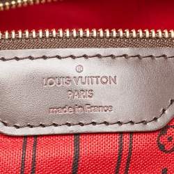 Louis Vuitton Damier Ebene Canvas Neverfull MM Bag