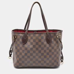 Louis Vuitton Damier Ebene Canvas Neverfull PM Bag