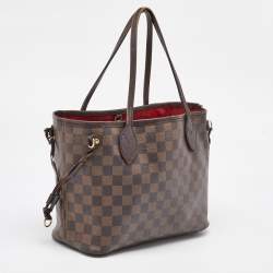Louis Vuitton Damier Ebene Canvas Neverfull PM Bag