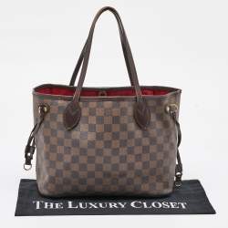 Louis Vuitton Damier Ebene Canvas Neverfull PM Bag