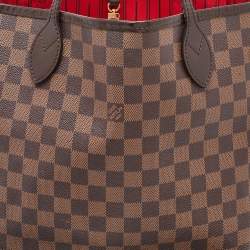 Louis Vuitton Damier Ebene Canvas Neverfull MM Bag