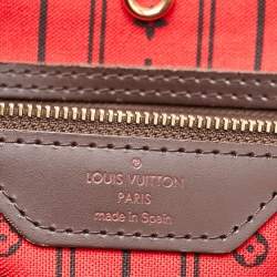 Louis Vuitton Damier Ebene Canvas Neverfull MM Bag