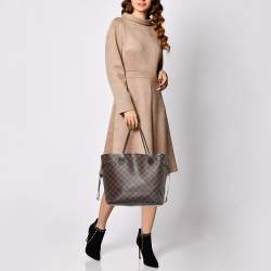 Louis Vuitton Damier Ebene Canvas Neverfull MM Bag