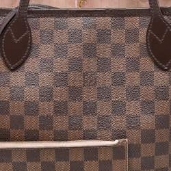 Louis Vuitton Damier Ebene Canvas Neverfull MM Bag
