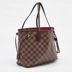 Louis Vuitton Damier Ebene Canvas Neverfull PM Bag