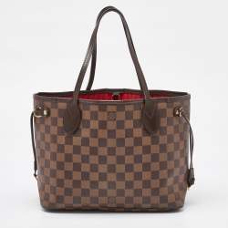 Louis Vuitton Damier Ebene Canvas Neverfull PM Bag