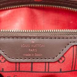 Louis Vuitton Damier Ebene Canvas Neverfull MM Bag
