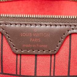 Louis Vuitton Damier Ebene Canvas Neverfull MM Bag