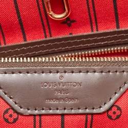 Louis Vuitton Damier Ebene Canvas Neverfull MM Bag