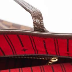 Louis Vuitton Damier Ebene Canvas Neverfull MM Bag