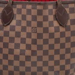 Louis Vuitton Damier Ebene Canvas Neverfull MM Bag