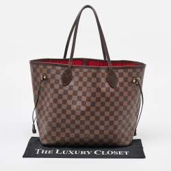 Louis Vuitton Damier Ebene Canvas Neverfull MM Bag