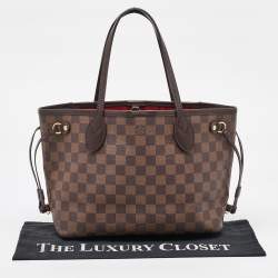 Louis Vuitton Damier Ebene Canvas Neverfull PM Bag