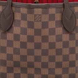 Louis Vuitton Damier Ebene Canvas Neverfull PM Bag