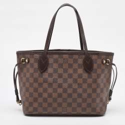 Louis Vuitton Damier Ebene Canvas Neverfull PM Bag