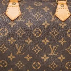 Pre Owned Louis Vuitton Monogram Canvas Speedy 30 Bag