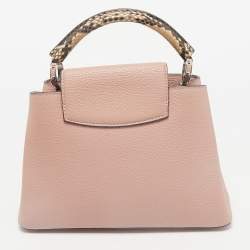 Louis Vuitton Magnolia Taurillon Leather and Python Capucines BB Bag